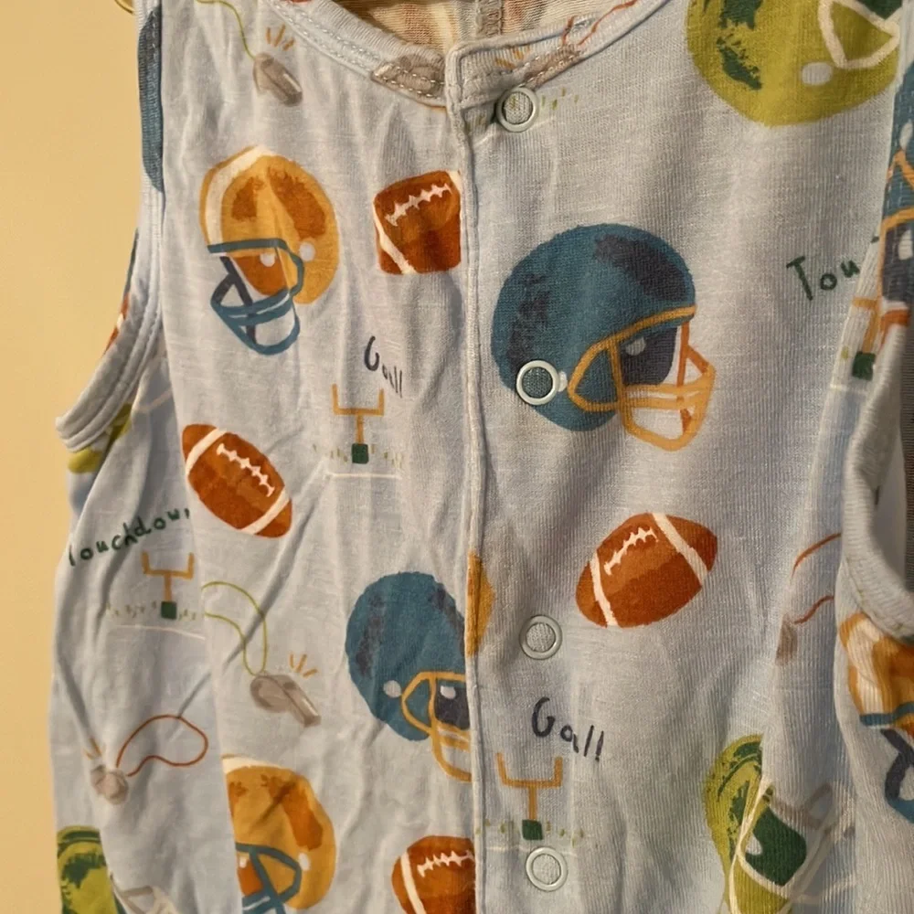Angel Dear Football Shortie Romper 6-12 m - Picture 2 of 4
